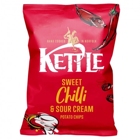 Kettle Chips 130g - Sweet Chilli & Sour Cream 12 x 130g